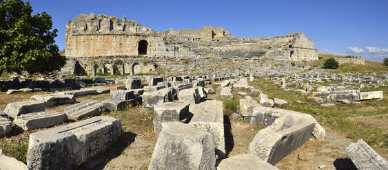 Türkei, Provinz Aydin, Karien, antikes römisches Theater, archäologische Stätte von Milet - ES000727