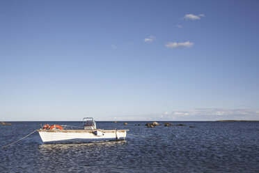 Italy, Sardinia, Motor boat on Adriatic sea - PDF000595