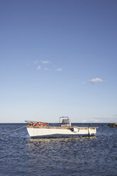 Italy, Sardinia, Motor boat on Adriatic sea - PDF000593
