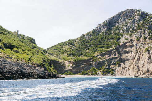 Spanien, Mallorca, Platja de Coll Baix, Bucht zwischen Cap de Menorca und Cap de Pinar, - STB000165