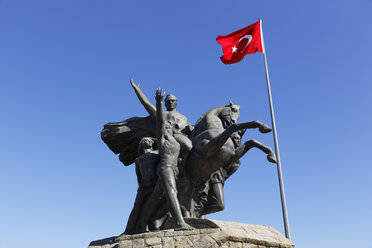 Turkey, Antalya, Monument of Kemal Ataturk - SIEF004644