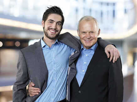 Portrait of two smiling business men - STKF000509