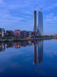 Deutschland, Hessen, Frankfurt, Neues Gebäude der Europäischen Zentralbank - AMF001184