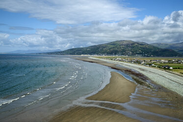 UK, Wales, Bucht von Barmouth bei Ebbe - EL000615