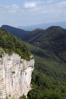 Spanien, Katalonien, Blick auf die Pyrenäen - JMF000251