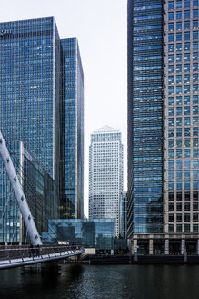 UK, London, Docklands, One Canada Square Gebäude im Finanzviertel - DISF000182