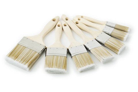 Row of artist paint brushes Stock Photo by ©billiondigital 114729864