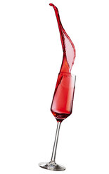 Rotwein im Sektglas - AKF000245