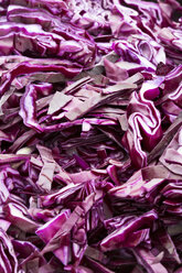 Geschnittener Rotkohl, Nahaufnahme - MAEF007346