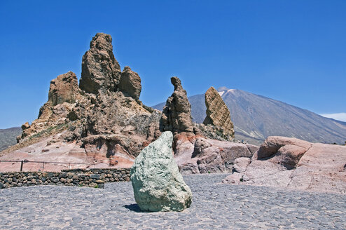 Spanien, Kanarische Inseln, Teneriffa, Berg Teide, Nationalpark Teide, Roques de Garcia - UMF000667