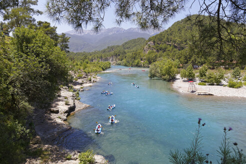 Türkei, Provinz Antalya, Manavgat, Koepruelue Canyon National Park, Koepruecay Fluss, Rafting - SIE004677