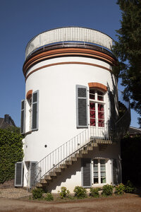 Deutschland, Nordrhein-Westfalen, Xanten, Runder Turm am Westwall - WI000192