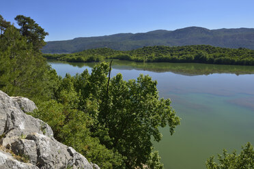 Turkey, Isparta Province, Pisidia, view over Kovada Lake National Park, Taurus Mountains - ES000776