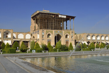 Iran, Provinz Isfahan, Isfahan, Ali Qapu Palast in Meidan-e Emam, Naqsh-e Jahan, Imam-Platz - ES000783