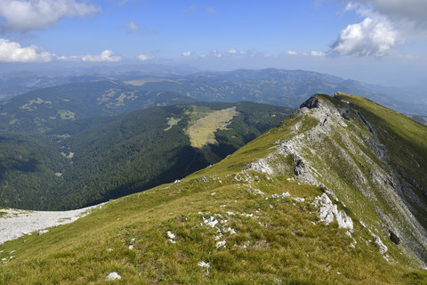 Montenegro, Crna Gora, view from Komovi to Bjelasica mountains stock photo