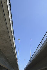 Germany, Baden-Wuerttemberg, Konstanz, view of Schaenzle bridge from below - AX000565