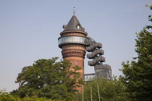 Deutschland, Nordrhein-Westfalen, Mülheim, Styrum, Wasserturm, Aquarius Wassermuseum - WIF000195