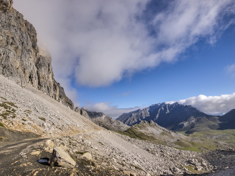 Spanien, Kantabrien, Nationalpark Picos de Europa, Wandergebiet Los Urrieles, lizenzfreies Stockfoto