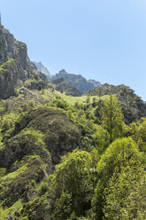 Spanien, Asturien, Nationalpark Picos de Europa, Ruta del Cares, Berglandschaft - LAF000287