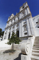 Portugal, Lissabon, Alfama, Kloster von Sao Vicente de Fora, Fassade der Klosterkirche - BIF000132