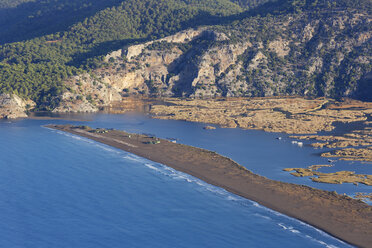 Türkei, Dalyan, Iztuzu Strand mit Dalyan Delta - SIEF004757