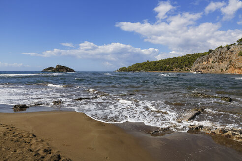 Türkei, Dalyan, Iztuzu-Strand mit Dalyan-Mündung - SIEF004749