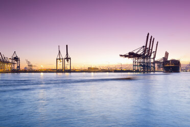 Deutschland, Hamburg, Parkhafen, Hafen, Elbe, Containerschiff - MSF003133