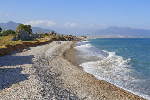 Türkei, Anamur, Antike Stadt Anemurium und Strand - SIEF004798