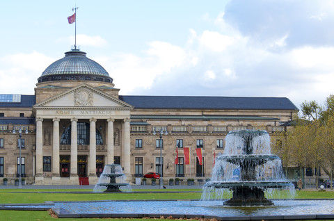 Deutschland, Hessen, Wiesbaden, Kurhaus, lizenzfreies Stockfoto