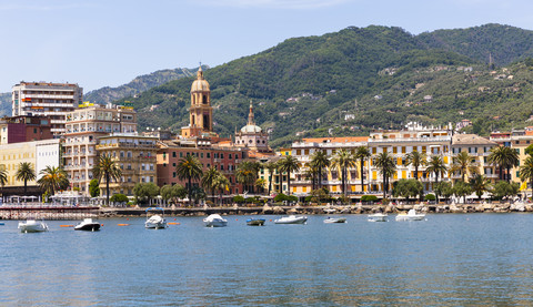 Italien, Ligurien, Rapallo, Stadtbild, lizenzfreies Stockfoto