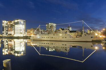 Deutschland, Hamburg, Hamburg-Harburg, Kanal Hamburg, Hafen Harburg - MSF003162