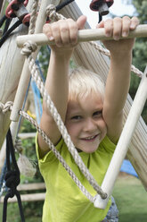 Little boy at climbing frame - CRF002532