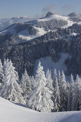 Deutschland, Bayern, Sudelfeld, Berge im Winter - FFF001388