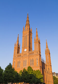 Deutschland, Hessen, Wiesbaden, Marktkirche - WDF002140