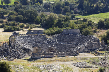 Turkey, Lycia, Ancient city Tlos, Theater - SIEF004889