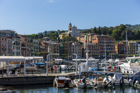 Italien, Ligurien, Santa Margherita Ligure, Altstadt und Hafen - AMF001472