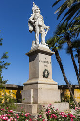 Italien, Ligurien, Santa Margherita Ligure, Denkmal von Umberto I. von Italien - AMF001470