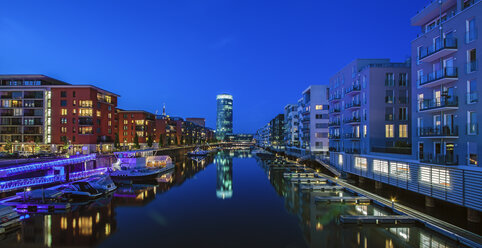 Germany, Frankfurt, Residential buildings at Westhafen - MPAF000005