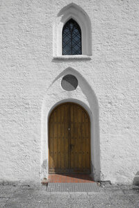 Schweden, Skanoer Med Falsterbo, Portal der Kirche - VI000228