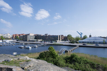 Schweden, Karlskrona, Blick auf das Gewerbegebiet - VI000218