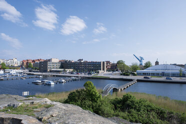 Sweden, Karlskrona, view to commercial zone - VI000218