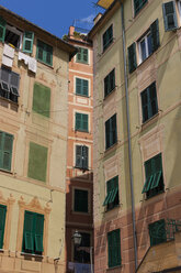 Italien, Ligurien, Provinz Genua, Camogli, Altstadt, Haus, Fassade - AMF001542