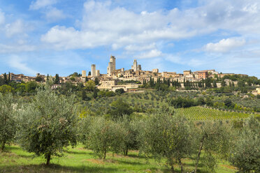 Italien, Toskana, San Gimignano, Blick auf die Stadt - HSIF000331