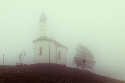 Austria, Tyrol, Schwaz, St. Anne's Chapel in Achenkirch stock photo