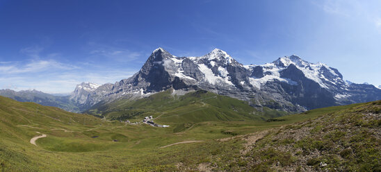Schweiz, Berner Oberland, Blick auf das Jungfraumassiv - WW002922