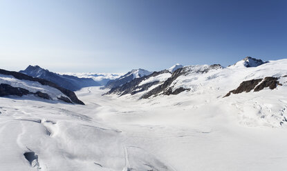 Schweiz, Berner Oberland, Aletschgletscher und Jungfraujoch - WWF002951