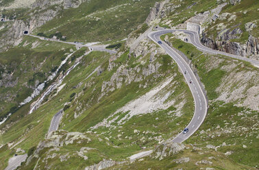 Schweiz, Urner Alpen, Blick auf den Sustenpass - WWF002965