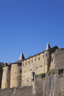 Frankreich, Champagne-Ardenne, Ardennen, Sedan, Blick auf die Burg von Sedan - GW002448