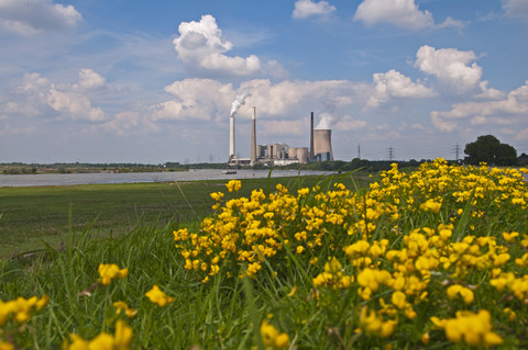 Deutschland, Nordrhein-Westfalen, Duisburg, Steinkohlekraftwerk Walsum, lizenzfreies Stockfoto