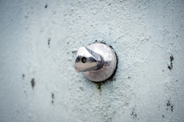 Croatia, Istria, Vrsar, detail of shower at seaside - KJF000286